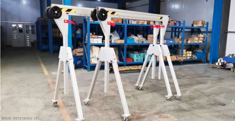 轻便搬运,高效解决物料输送问题——便携式快速安装门吊